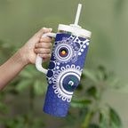 Bulldogs NAIDOC Week 2026 Personalised Tumbler With Handle 50 Years of Deadly Aboriginal Art