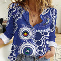 Bulldogs NAIDOC Week 2026 Personalised Women Casual Shirt 50 Years of Deadly Aboriginal Art