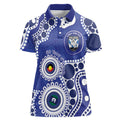 Bulldogs NAIDOC Week 2026 Personalised Women Polo Shirt 50 Years of Deadly Aboriginal Art