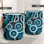 Sharks NAIDOC Week 2026 Personalised Laundry Basket 50 Years of Deadly Aboriginal Art