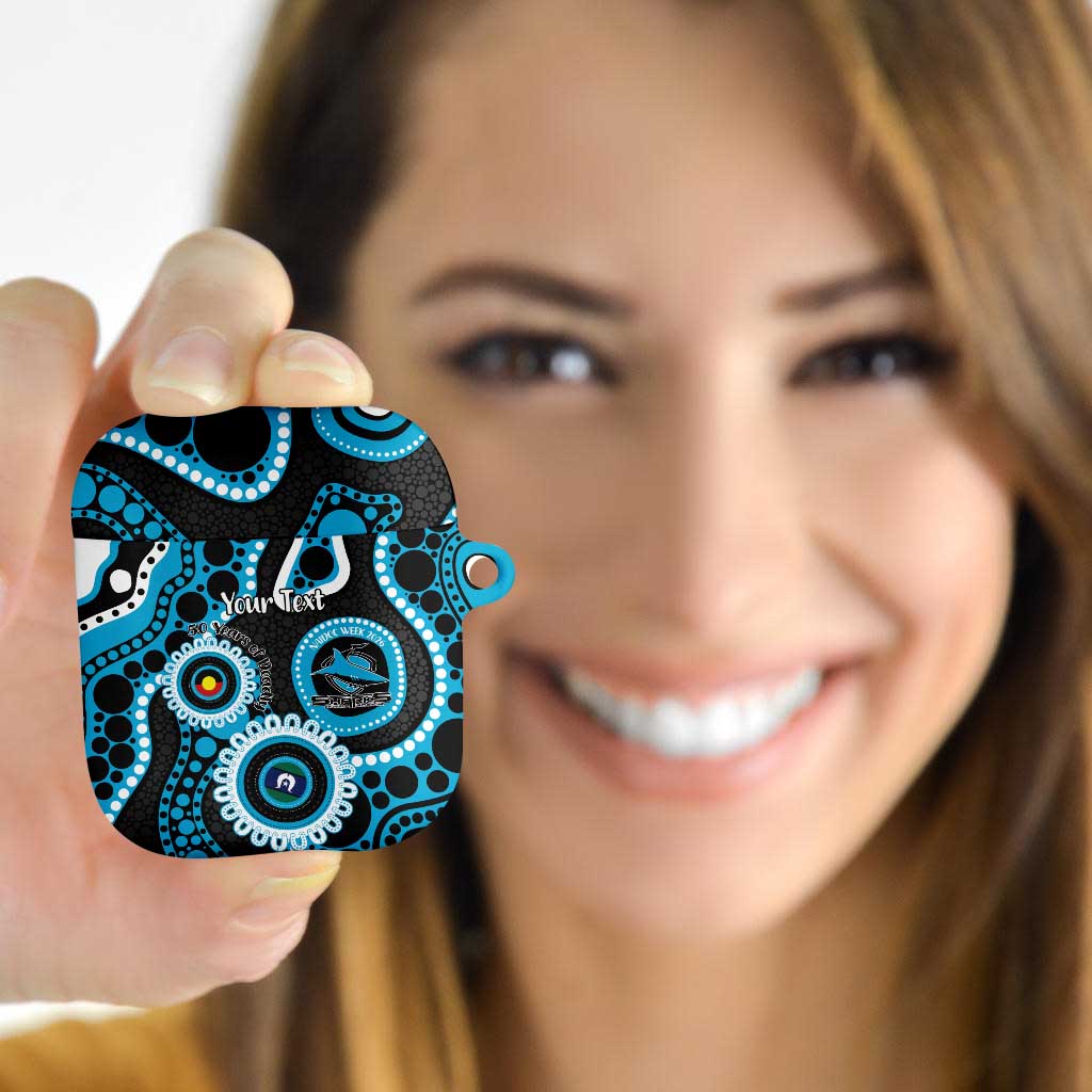 Sharks NAIDOC Week 2026 Personalised AirPods Case 50 Years of Deadly Aboriginal Art
