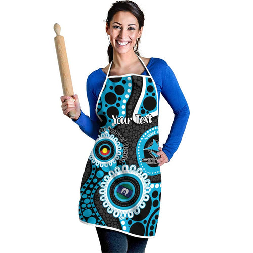 Sharks NAIDOC Week 2026 Personalised Apron 50 Years of Deadly Aboriginal Art