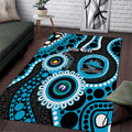 Sharks NAIDOC Week 2026 Personalised Area Rug 50 Years of Deadly Aboriginal Art