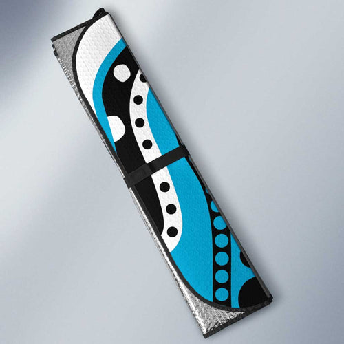 Sharks NAIDOC Week 2026 Personalised Auto Sun Shade 50 Years of Deadly Aboriginal Art