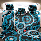 Sharks NAIDOC Week 2026 Personalised Back Car Seat Cover 50 Years of Deadly Aboriginal Art