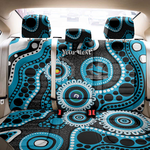 Sharks NAIDOC Week 2026 Personalised Back Car Seat Cover 50 Years of Deadly Aboriginal Art