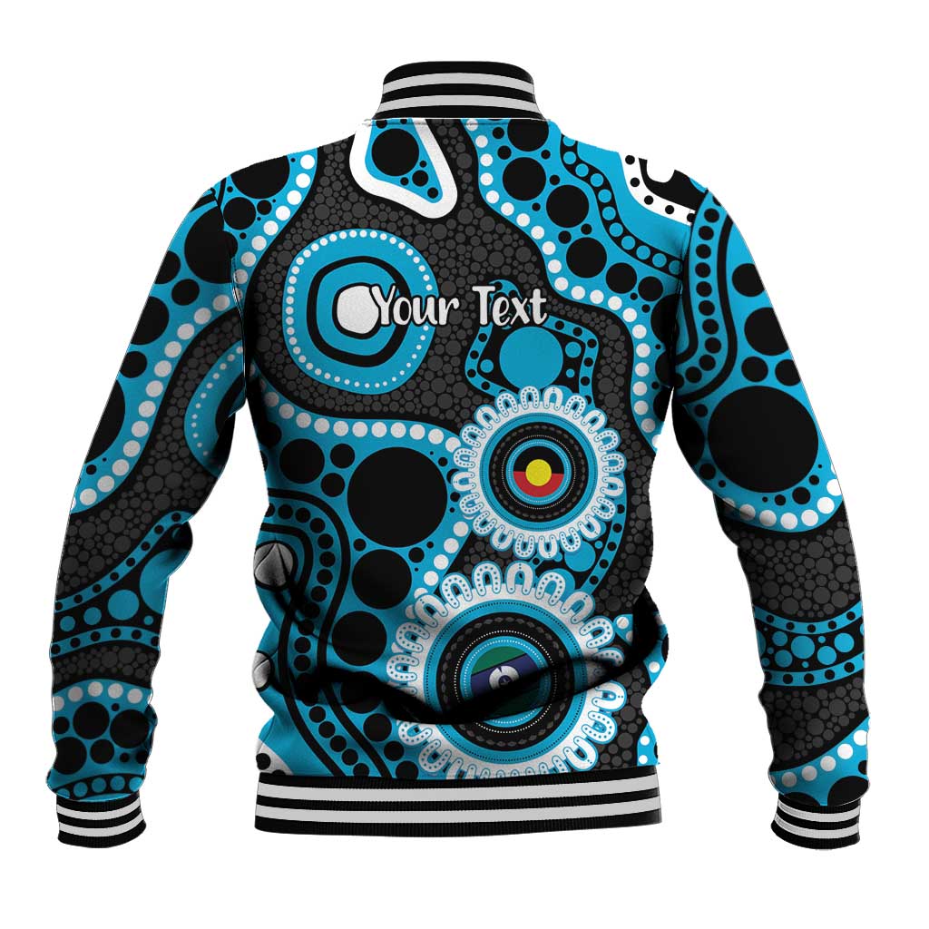 Sharks NAIDOC Week 2026 Personalised Baseball Jacket 50 Years of Deadly Aboriginal Art