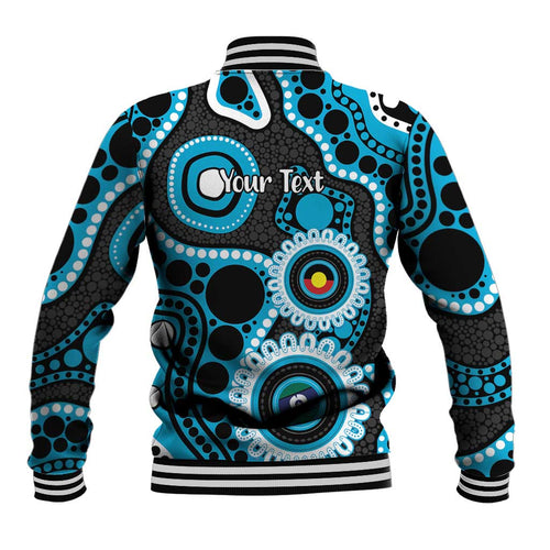 Sharks NAIDOC Week 2026 Personalised Baseball Jacket 50 Years of Deadly Aboriginal Art