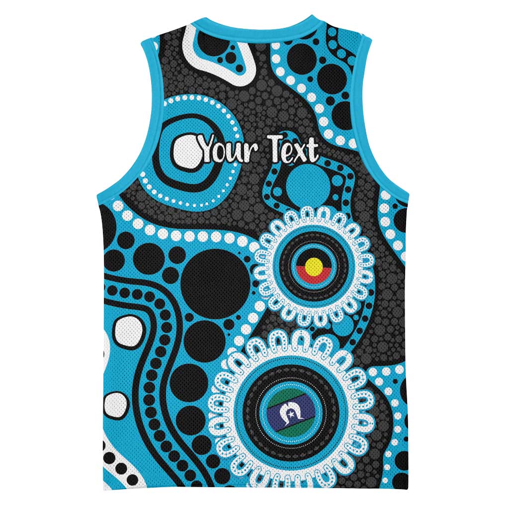Sharks NAIDOC Week 2026 Personalised Basketball Jersey 50 Years of Deadly Aboriginal Art