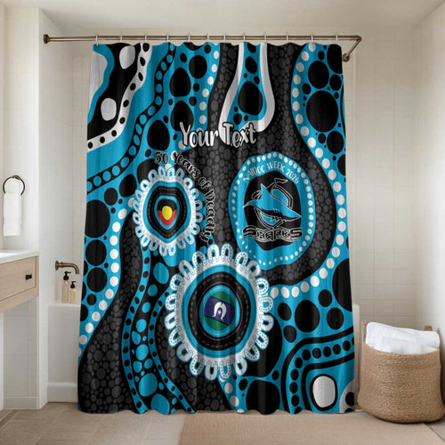 Sharks NAIDOC Week 2026 Personalised Bathroom Set 50 Years of Deadly Aboriginal Art