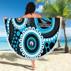 Sharks NAIDOC Week 2026 Personalised Beach Blanket 50 Years of Deadly Aboriginal Art