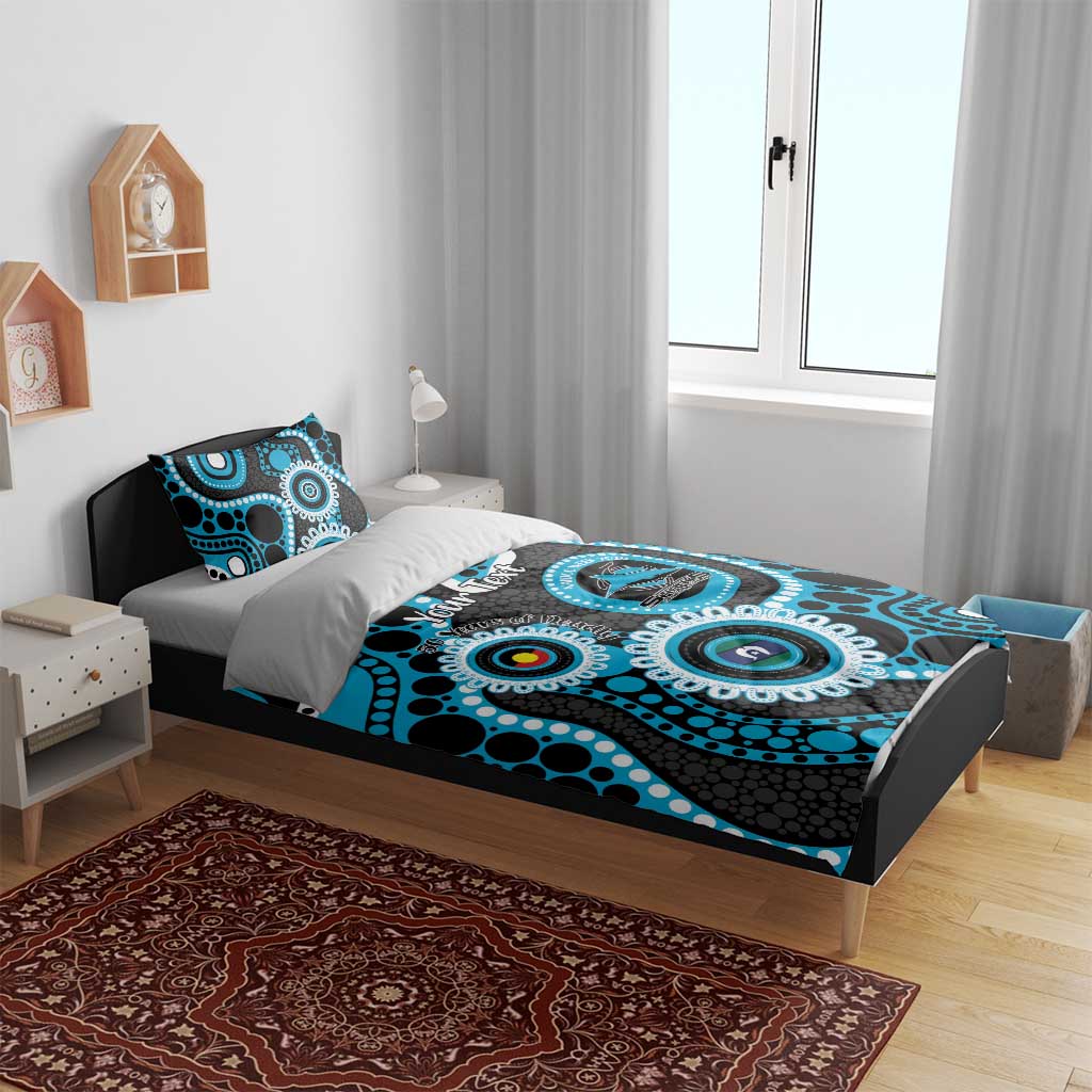 Sharks NAIDOC Week 2026 Personalised Bedding Set 50 Years of Deadly Aboriginal Art