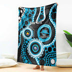 Sharks NAIDOC Week 2026 Personalised Blanket 50 Years of Deadly Aboriginal Art