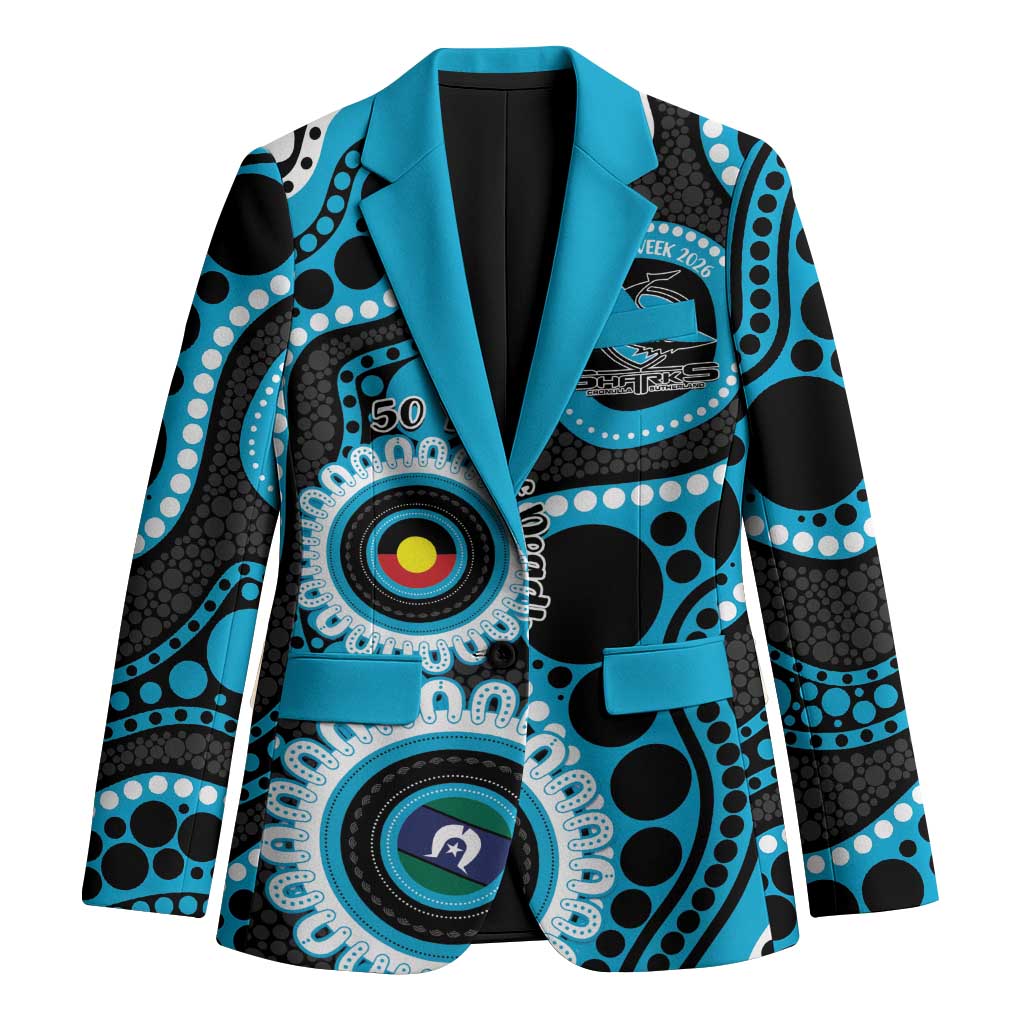 Sharks NAIDOC Week 2026 Personalised Blazer 50 Years of Deadly Aboriginal Art
