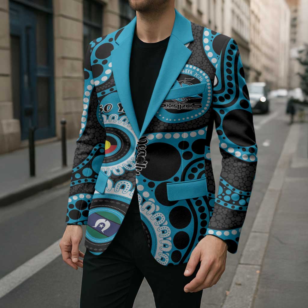 Sharks NAIDOC Week 2026 Personalised Blazer 50 Years of Deadly Aboriginal Art