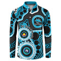 Sharks NAIDOC Week 2026 Personalised Button Sweatshirt 50 Years of Deadly Aboriginal Art