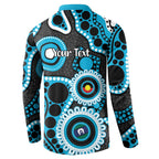 Sharks NAIDOC Week 2026 Personalised Button Sweatshirt 50 Years of Deadly Aboriginal Art