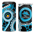 Sharks NAIDOC Week 2026 Personalised 4 in 1 Can Cooler Tumbler 50 Years of Deadly Aboriginal Art
