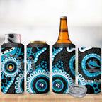 Sharks NAIDOC Week 2026 Personalised 4 in 1 Can Cooler Tumbler 50 Years of Deadly Aboriginal Art