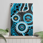 Sharks NAIDOC Week 2026 Personalised Canvas Wall Art 50 Years of Deadly Aboriginal Art