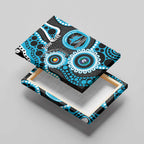 Sharks NAIDOC Week 2026 Personalised Canvas Wall Art 50 Years of Deadly Aboriginal Art