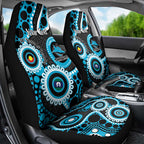 Sharks NAIDOC Week 2026 Personalised Car Seat Cover 50 Years of Deadly Aboriginal Art