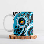 Sharks NAIDOC Week 2026 Personalised Ceramic Mug 50 Years of Deadly Aboriginal Art