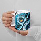 Sharks NAIDOC Week 2026 Personalised Ceramic Mug 50 Years of Deadly Aboriginal Art