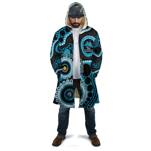 Sharks NAIDOC Week 2026 Personalised Cloak 50 Years of Deadly Aboriginal Art