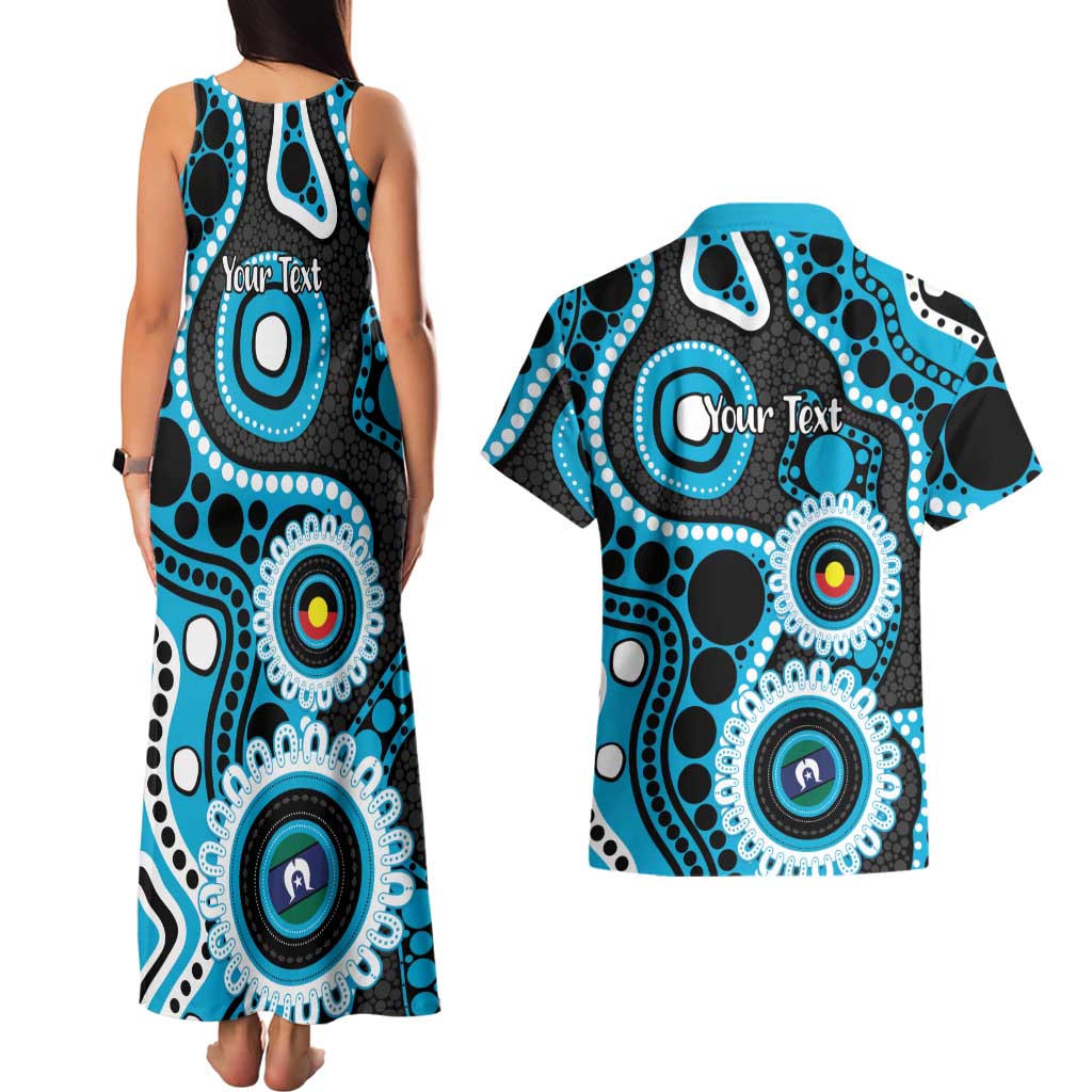 Sharks NAIDOC Week 2026 Personalised Couples Matching Tank Maxi Dress and Hawaiian Shirt 50 Years of Deadly Aboriginal Art