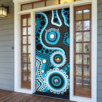 Sharks NAIDOC Week 2026 Personalised Door Cover 50 Years of Deadly Aboriginal Art