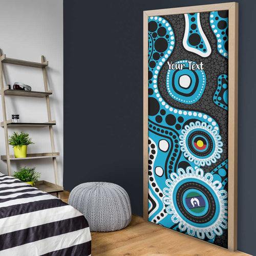 Sharks NAIDOC Week 2026 Personalised Door Cover 50 Years of Deadly Aboriginal Art