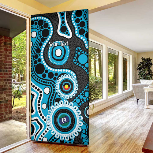 Sharks NAIDOC Week 2026 Personalised Door Cover 50 Years of Deadly Aboriginal Art