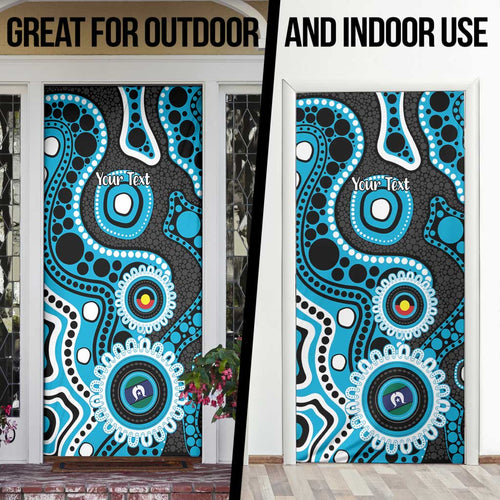 Sharks NAIDOC Week 2026 Personalised Door Cover 50 Years of Deadly Aboriginal Art