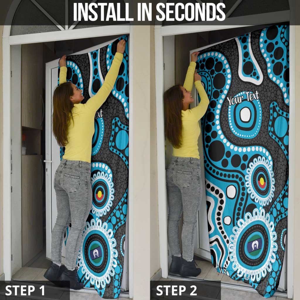 Sharks NAIDOC Week 2026 Personalised Door Cover 50 Years of Deadly Aboriginal Art
