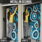 Sharks NAIDOC Week 2026 Personalised Door Cover 50 Years of Deadly Aboriginal Art