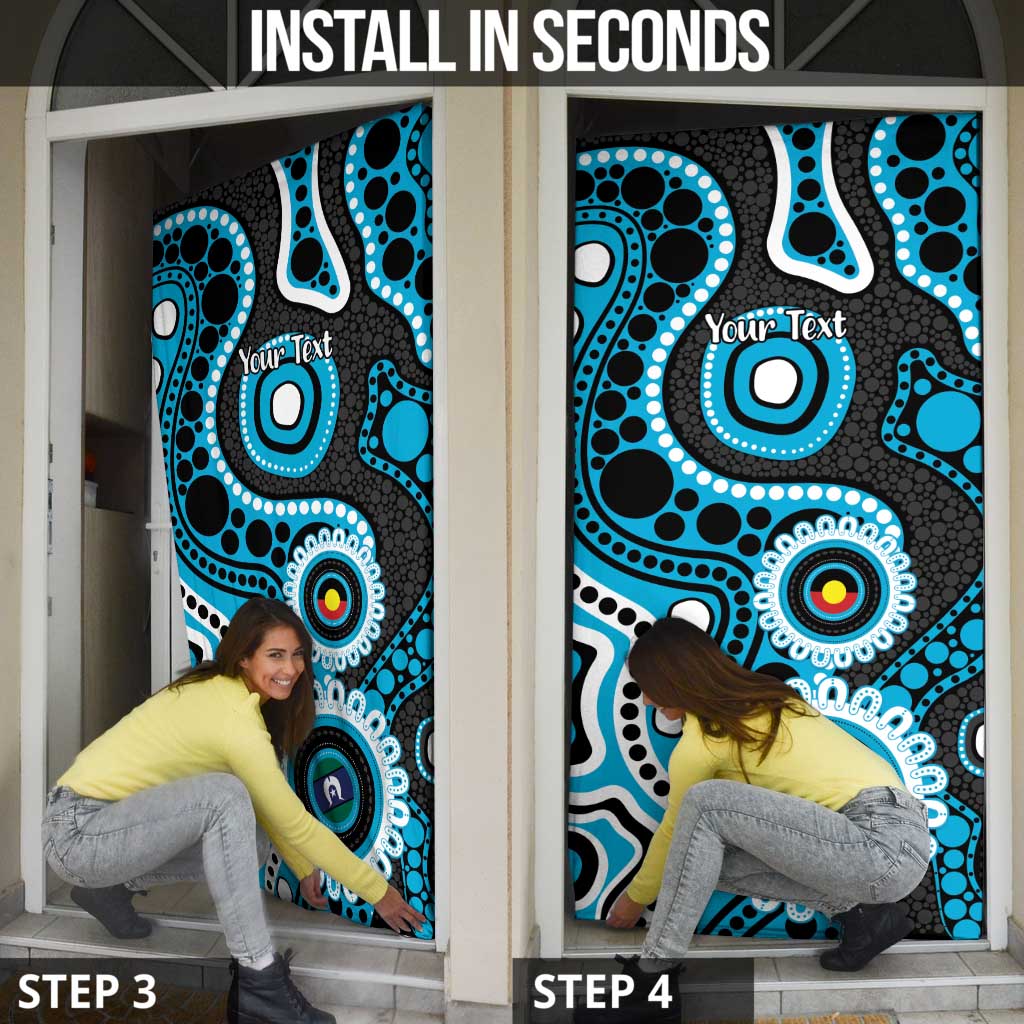 Sharks NAIDOC Week 2026 Personalised Door Cover 50 Years of Deadly Aboriginal Art