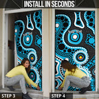 Sharks NAIDOC Week 2026 Personalised Door Cover 50 Years of Deadly Aboriginal Art