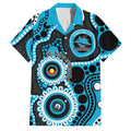 Sharks NAIDOC Week 2026 Personalised Family Matching Off Shoulder Maxi Dress and Hawaiian Shirt 50 Years of Deadly Aboriginal Art