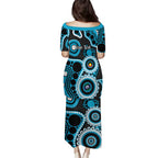 Sharks NAIDOC Week 2026 Personalised Family Matching Puletasi and Hawaiian Shirt 50 Years of Deadly Aboriginal Art