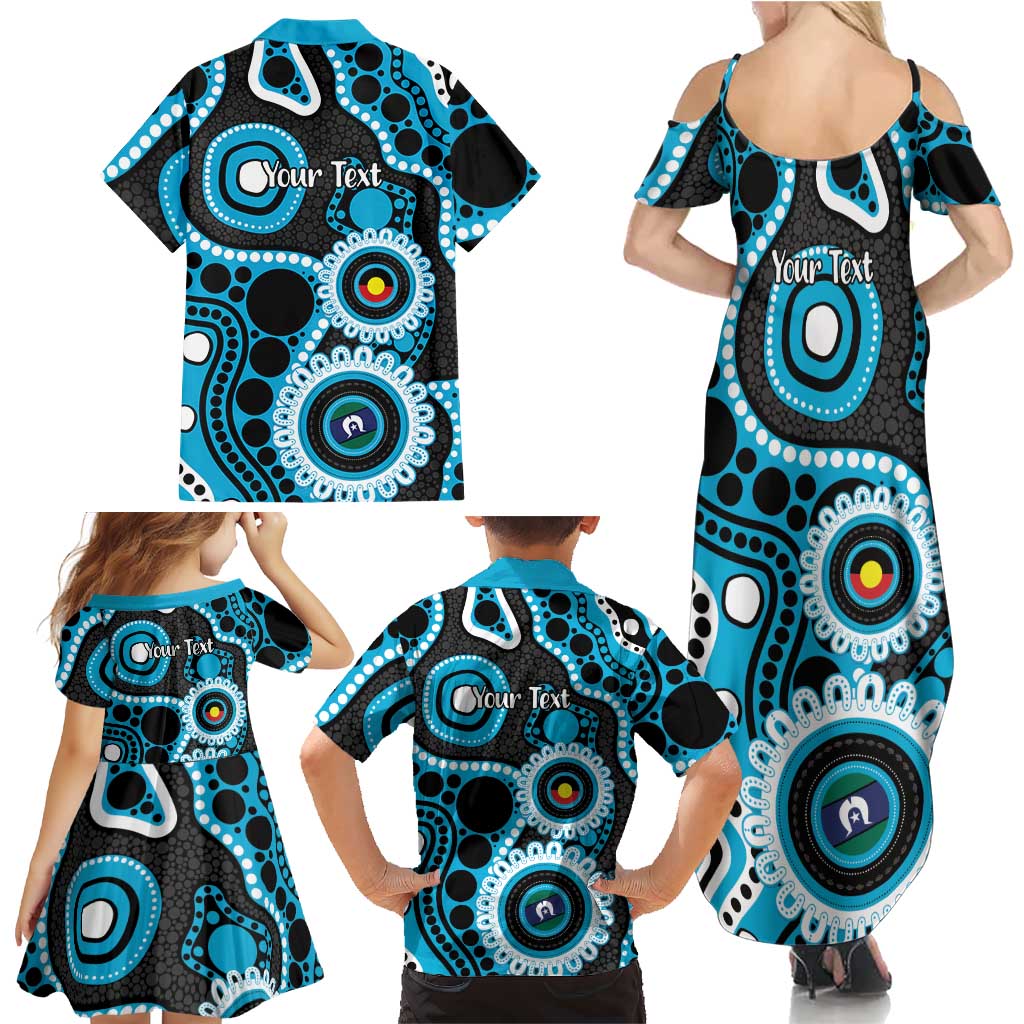 Sharks NAIDOC Week 2026 Personalised Family Matching Summer Maxi Dress and Hawaiian Shirt 50 Years of Deadly Aboriginal Art