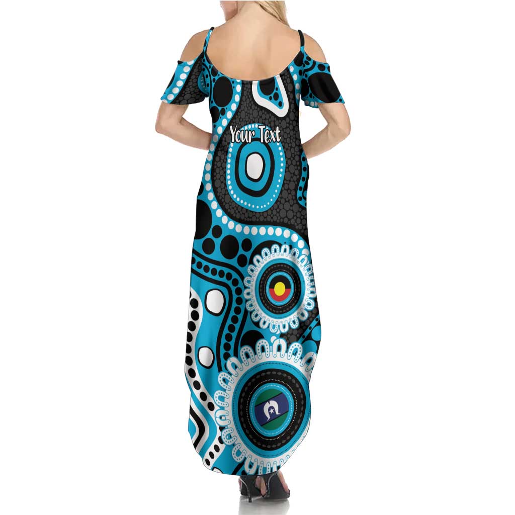Sharks NAIDOC Week 2026 Personalised Family Matching Summer Maxi Dress and Hawaiian Shirt 50 Years of Deadly Aboriginal Art