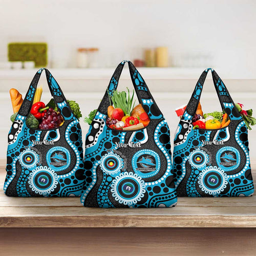 Sharks NAIDOC Week 2026 Personalised Grocery Bag 50 Years of Deadly Aboriginal Art