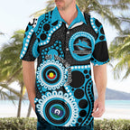 Sharks NAIDOC Week 2026 Personalised Hawaiian Shirt 50 Years of Deadly Aboriginal Art