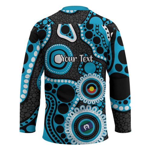 Sharks NAIDOC Week 2026 Personalised Hockey Jersey 50 Years of Deadly Aboriginal Art