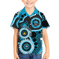 Sharks NAIDOC Week 2026 Personalised Kid Hawaiian Shirt 50 Years of Deadly Aboriginal Art