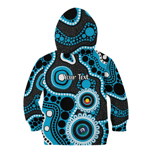 Sharks NAIDOC Week 2026 Personalised Kid Hoodie 50 Years of Deadly Aboriginal Art