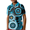 Sharks NAIDOC Week 2026 Personalised Kid Polo Shirt 50 Years of Deadly Aboriginal Art
