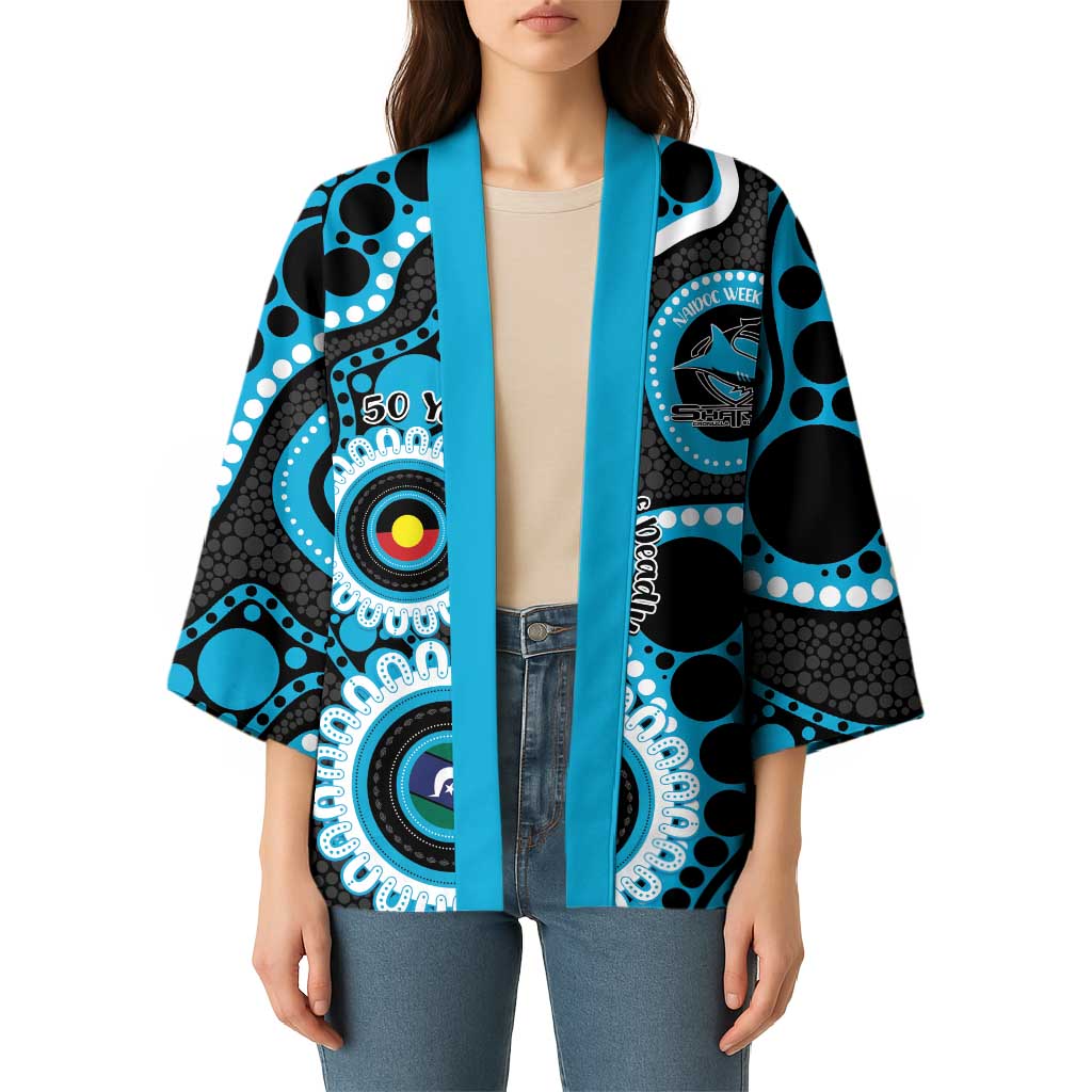 Sharks NAIDOC Week 2026 Personalised Kimono 50 Years of Deadly Aboriginal Art