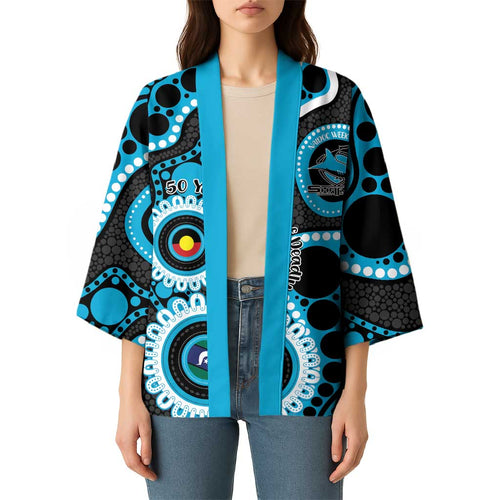 Sharks NAIDOC Week 2026 Personalised Kimono 50 Years of Deadly Aboriginal Art